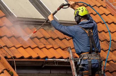 Démoussage et hydrofuge de toiture aux Houches